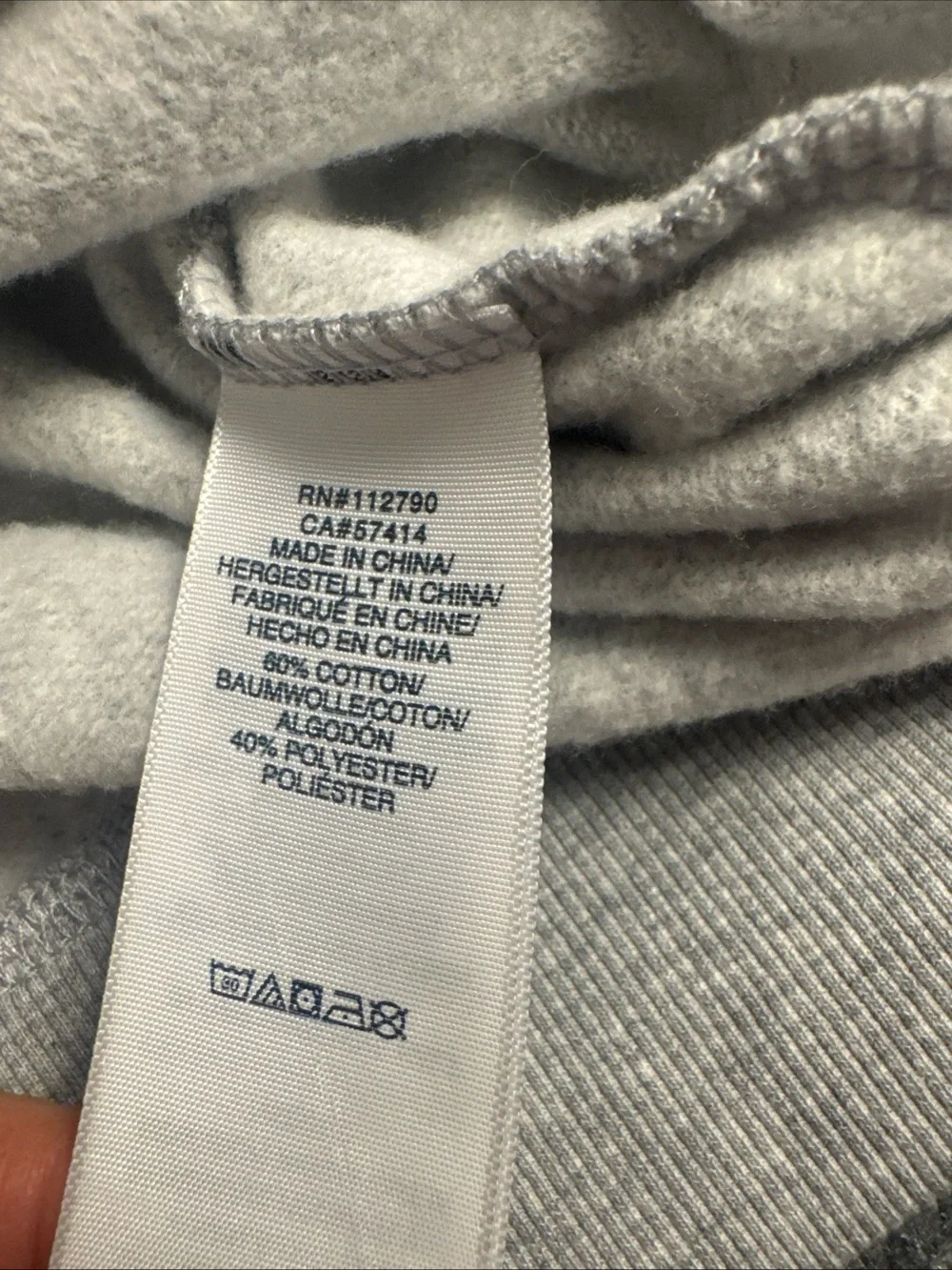 TRUE RELIGION Man's Horse Shoe Foil Pullover Sweater shirt  Size X-Large Grey